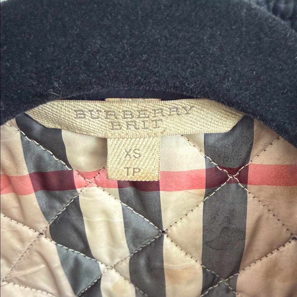 Burberry Women's Quilted Puffer Jacket - Dark Blue - Picture 2 of 10